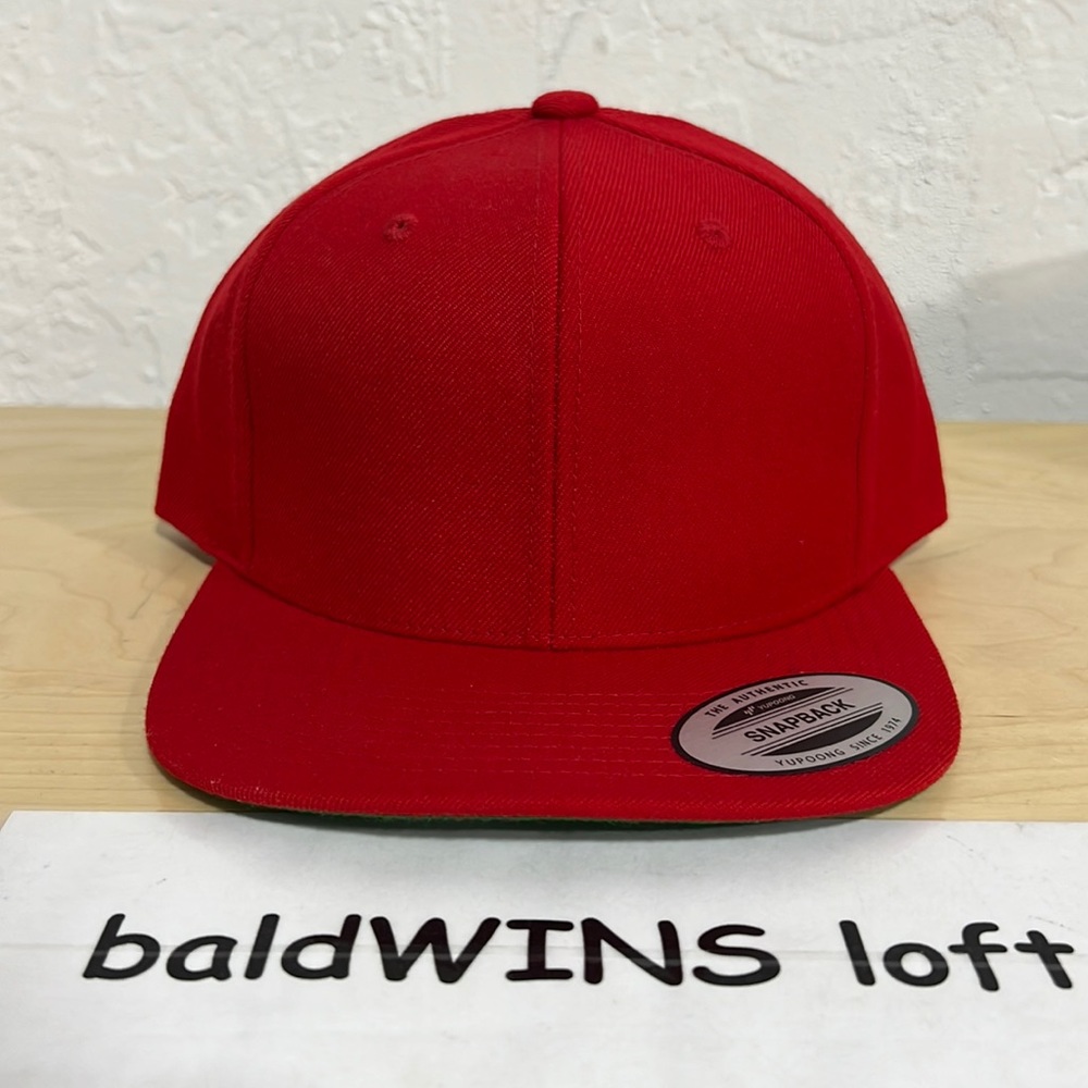 Yupoong The Authentic SnapBack Hat Red